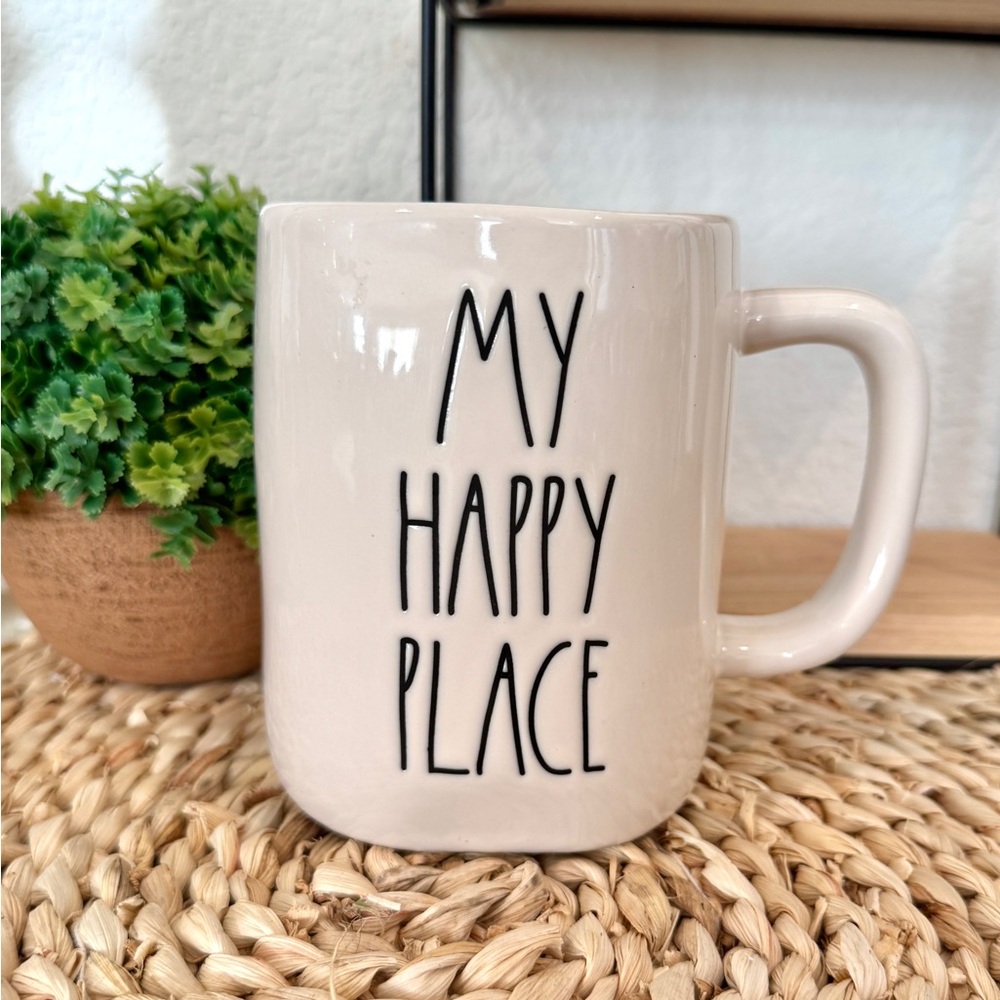 Rae Dunn My Happy Place Coffee Mug